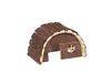 Nobby WOODLAND knaaghouten huis "Samy" 19 x 12 x 10 cm