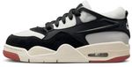 Nike Air Jordan 4 RM Unisexe Enfants Noir Blanc Rouge Suède Cuir Caoutchouc Taille 36.5