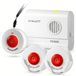 Merkloos Zorgpager noodoproepknop senioren - 3 draadloze oproepknoppen - Met pager - Bereik 150 m
