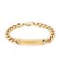 Tommy Hilfiger TJ2790580 Heren Armband - Schakelarmband - Staal - Goudkleurig - Gourmet - 19 cm