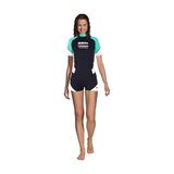Mares Thermo Guard 0.5 She Dives T-shirt Met Korte Mouwen Vrouw Zwart 2XL