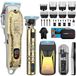 Tondeuse à barbe pour hommes - Tondeuse à barbe - Tondeuse à nez - Rasoir - 8 sabots guides de 3 à 13 mm - Kit de soins pour coiffures et barbe