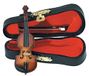 GEWA miniatuurinstrument - viool van hout – lengte ca. 9 cm – decoratie-instrument – cadeau-idee voor muziekliefhebbers en verzamelaars