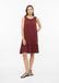 s.Oliver Robe à manches longues et col rond - Bordeaux - Taille 42