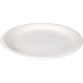Depa Bord | rond | 1-vaks | bagasse (suikerrietpulp) | Ø26cm | wit | 500 stuks