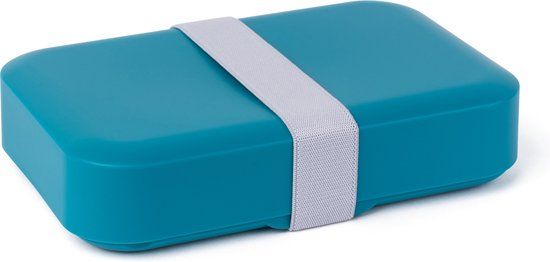 Amuse Brooddoos - Large - Donkerblauw - 1500 ml - Lunchbox met rekker - Vaatwasserbestendig