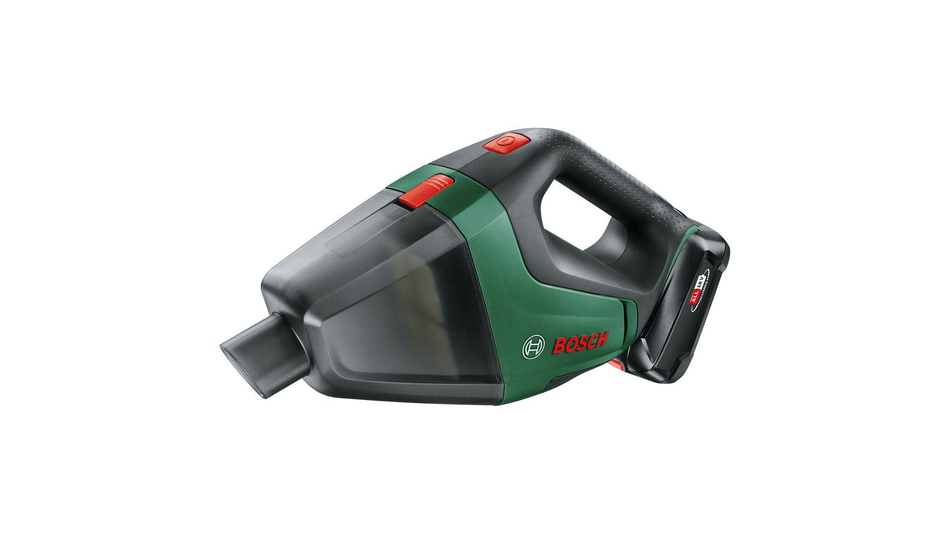 Bosch UniversalVac 18 - 2-in-1 Stick Vacuum - Bagless - Black/Green - 18V - 2.5 Ah