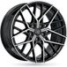 MSW 74 noir brillant entièrement poli 8.5Jx18 5x120 ET50