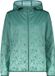 CMP Vrouwen waterdichte jas met vaste capuchon, XXS, blauw/groen, Polyester, Herfst/Winter 2025