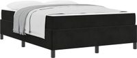 vidaXL Bedframe Zwart Stof 140 x 200 cm