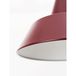Lampe suspendue W1, rouge, Alu, E14