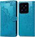 iMoshion Hoesje Xiaomi 14 - Mandala Bookcase - Turquoise - Kunstleer - Pasjeshouder