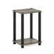 Furinno Industriële multifunctionele bijzettafel met metalen frame, Finn eik, 2-Tier