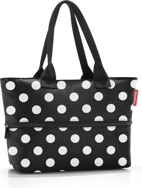 Reisenthel Shopper E1 Shopper Schoudertas - Dots Wit - 12L - rPet - Unisex