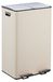 Poubelle 2 pièces de 30 litres, avec bacs intérieurs, beige-argent