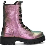 Vingino Muriana Messina Veterboots Paars Leer Maat 33