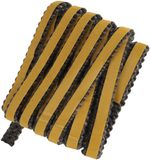 KOTARBAU® Kachelband, Kachelkoord, 10 x 4 mm, Ovenafdichtband, 2,5 m, Haardafdichting, Glasvezel, Zwart, Zelfklevende Glasvezel Touw, Hittebestendig Vuurvaste Deurpakking