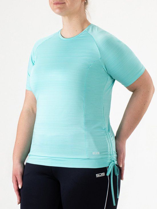 Sjeng Sport IDUN PLUS Sportshirt Dames - Aruba Blue Melange