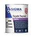 Sigma Facade Topcoat Satin | Zijdeglans Gevelverf | 1 LTR | Wit