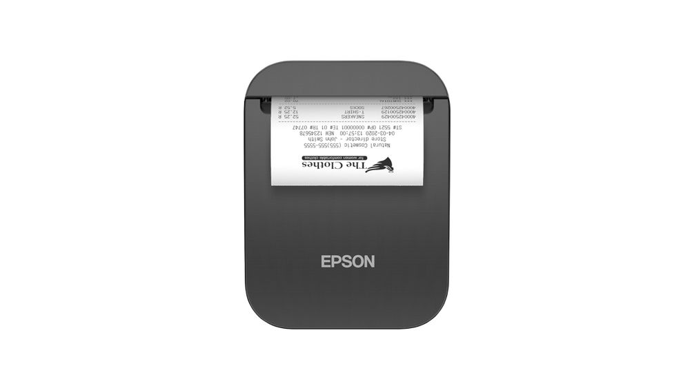 Epson TM-P80II (111) Mobile Receipt Printer, Wi-Fi, USB-C, Black
