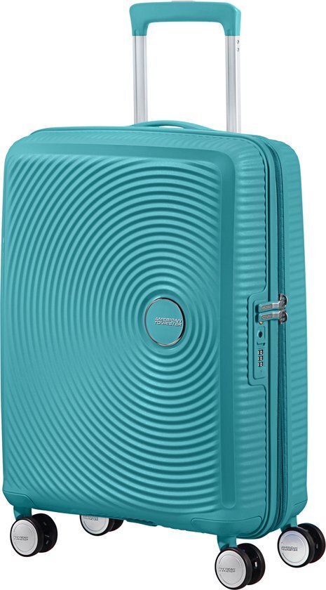 American Tourister trolley Soundbox 55 cm. Expandable blauw