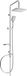 Mexen Sven colonne de douche, chrome - 78262-00