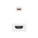 Brightium Converter Mini DisplayPort naar HDMI, mDP/M-HDMI A/H, stekker naar bus, wit, 15 cm