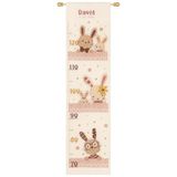 Vervaco Stickset, Sweet Bunnies (14 Count), 18 x 70 cm