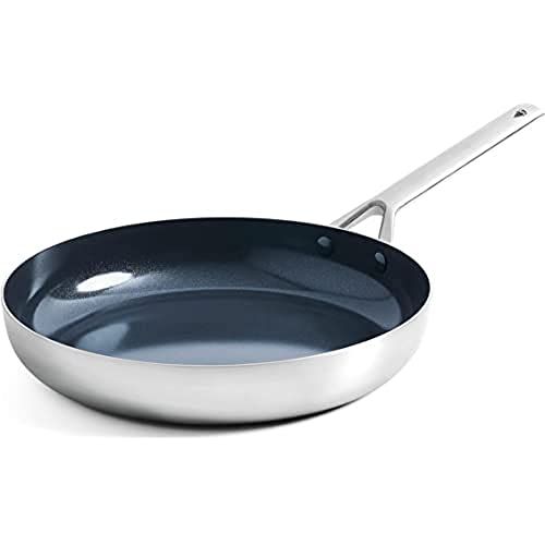 BK Tri-Ply RVS 28 cm Koekenpan - Keramisch - PFAS-vrij - Inductie - Zilver