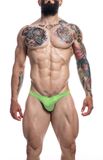 Cut4Men Klassieke Herenstring Neon Groen L