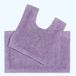 Homescapes Set de 2 tapis de bain de luxe 100% Coton lilas