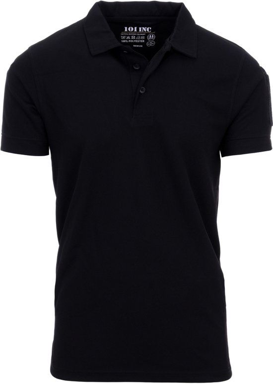 101 inc Tactical Polo QuickDry zwart - 8719298226055