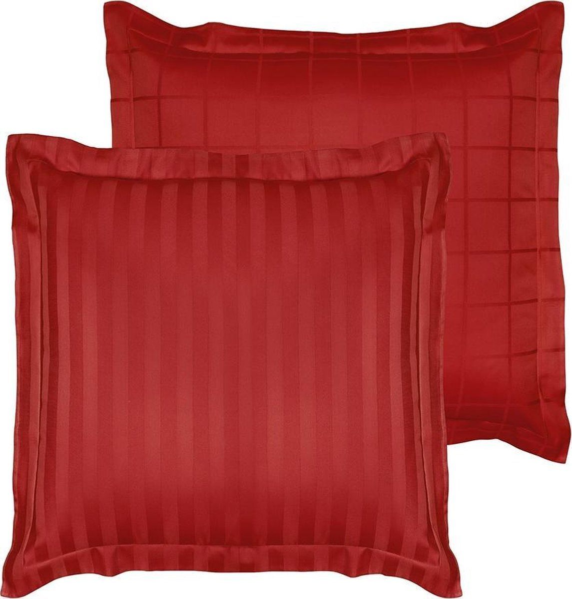 De Witte Lietaer Kussensloop Zygo 60x60 Cm Katoen Rood