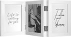 Henzo Fotolijst - Piano Triple Swing Portrait - Collagelijst voor 3 foto's - Fotomaat 10x15 cm - Wit