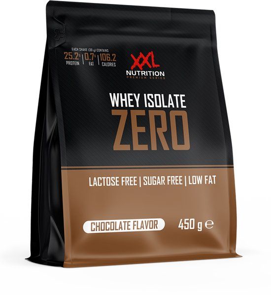 XXL Nutrition Whey Isolate Zero Chocolade Eiwitpoeder 450 g