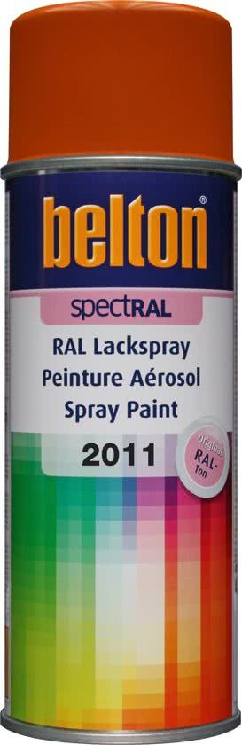 Belton Spuitbus RAL 2011 Tieforange 400ml
