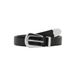 Mango Black Leather Belt