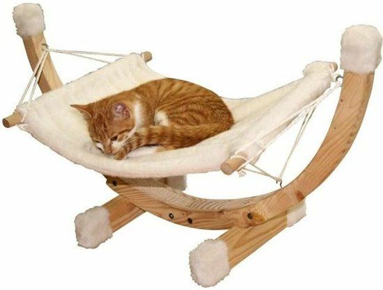 Kerbl Hangmat Siesta - Dierenhangmat - Bruin - 73 x 36 x 34 cm