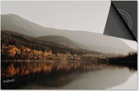 Dietrix Inductie Beschermer 60x52 - Herfst - Meer met bos en bergen