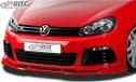 Voorspoiler RDX Racedesign Voorspoiler Vario-X passend voor Volkswagen Golf VI R 2008-2012 (PU)