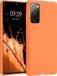 kwmobile telefoonhoesje geschikt voor Samsung Galaxy S20 FE - Back cover in fruitig oranje
