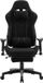 Merkloos / Sans marque Wan GmbH Gaming Stoel - Bureau – Racing - Ergonomische - Verstelbare - met Voetsteun - 155° Ligstand - Nekkussen - Lenden - Kunstleer – 360° Draaibare Wielen - Tot 136 kg Draagvermogen - Zwarte Stof