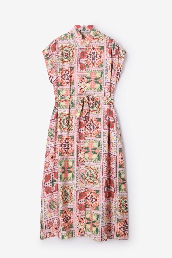Sissy-Boy Multicolour maxi jurk met print
