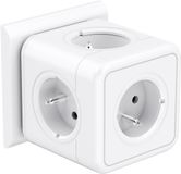 Cube multiprise avec 5 prises - 3680 W - 5 prises AC - Cube sans fil - Multiprise pour bureau - Maison
