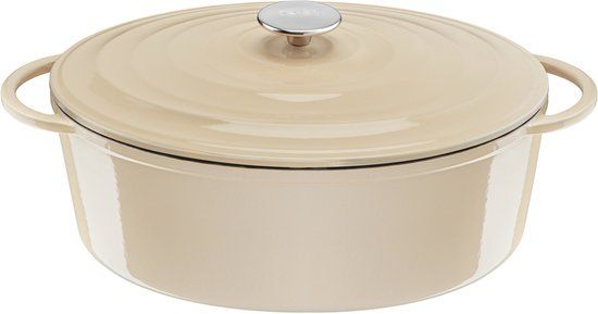 Tefal E25906 LOV Braadpan beige ovaal - 7,2L - inductie
