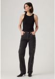 Levi's Jeans 501 '90s Loose Fit Vrouwen Zwart W26 x L30