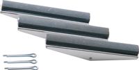 BGS 1258 | Reserve hoonsteenset voor hoongereedschap BGS 74238 | vlak 75 mm | K 280 | 3-dlg