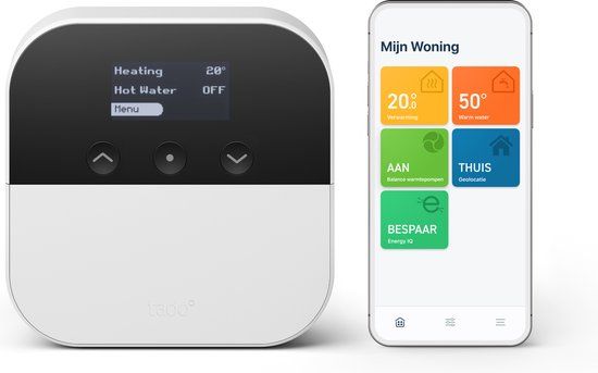 tado° Warmtepomp Optimizer X - Bedrade variant - Zwart/Wit