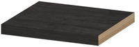 Ink 35d wandplank - 40x35x3.5cm - voorzijde afgekant - tbv nis - MFC Houtskool eiken 1258893