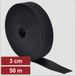 Electronic Garage EG25CA118 Velcro pour regrouper partie crochet et boucle (L x l) 50 m x 3 cm Noir 50 m